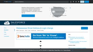 
                            6. Webassessor Email Address & Login change - Salesforce Stack ...