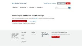 
                            10. WebAssign @ Penn State University Login - WebAssign - LOG IN
