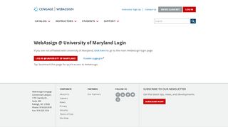 
                            13. WebAssign @ University of Maryland Login - WebAssign - LOG IN