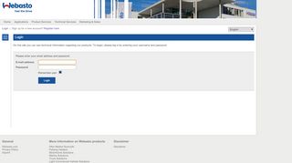 
                            10. Webasto - Home - Login