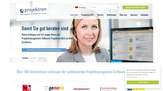 
                            4. Webbasierte Projektmanagement-Software Projektron BCS