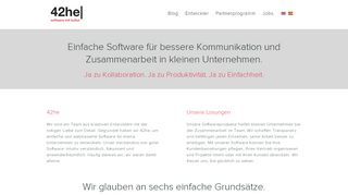 
                            8. Webbasierte Software für kleine Unternehmen | 42he Köln