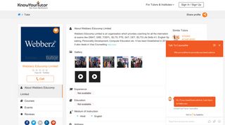 
                            9. Webberz Educomp Limited offering GMAT,GRE,IELTS,TOEFL,SAT ...