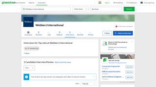 
                            12. Webberz International Interview Questions in Amritsar | Glassdoor.co.in