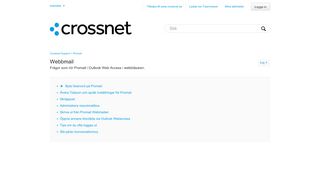 
                            2. Webbmail – Crossnet Support