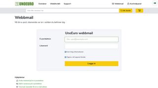 
                            2. Webbmail - UnoEuro Webhosting