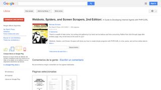 
                            11. Webbots, Spiders, and Screen Scrapers, 2nd Edition: A Guide to ...