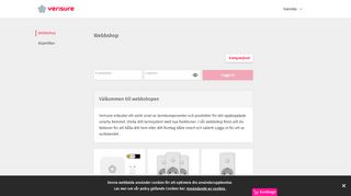 
                            1. Webbshop - Mina Sidor - Verisure