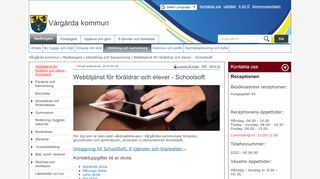 
                            7. Webbtjänst för föräldrar och elever - Schoolsoft - Vårgårda kommun