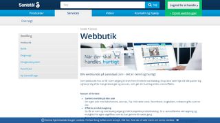 
                            2. Webbutik - Sanistål