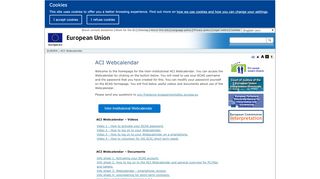 
                            1. Webcalendar - SCIC - Europa EU
