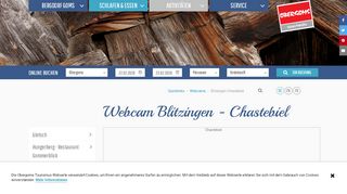 
                            4. Webcam Blitzingen - Chastebiel - Obergoms Tourismus