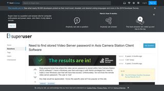 
                            11. webcam - Need to find stored Video Server password in Axis Camera ...