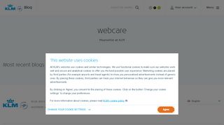 
                            9. webcare - KLM Blog