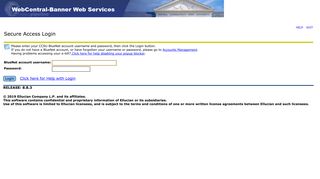 
                            8. WebCentral - Banner Web - Central Connecticut State University
