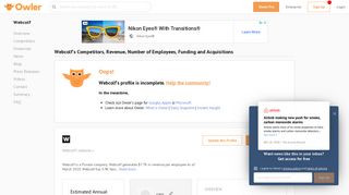 
                            8. Webcolf Competitors, Revenue and Employees - Owler Company Profile