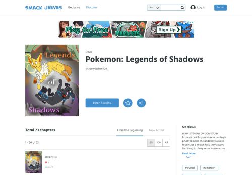 
                            6. Webcomic Profile: Pokemon: Legends of Shadows, an online comic