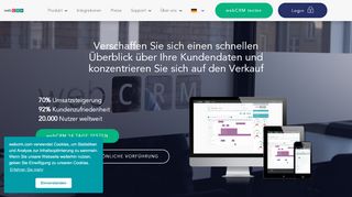 
                            1. webCRM: Ein deutsches Kundenbeziehungsmanagement System