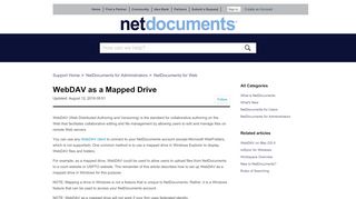 
                            11. WebDAV as a Mapped Drive – Support Home