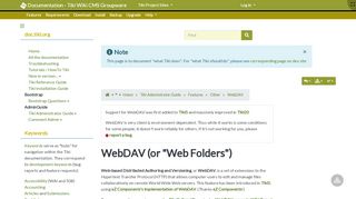 
                            12. WebDAV | Documentation for Tiki Wiki CMS Groupware