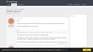 
                            3. WEBDAV geht nicht | Howtoforge - Linux Howtos und Tutorials