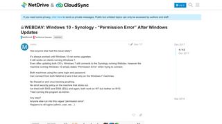 
                            5. WEBDAV: Windows 10 - Synology - 