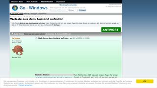 
                            5. Web.de aus dem Ausland aufrufen PC Software - Go Windows