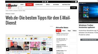 
                            7. Web.de: Die besten Tipps für den E-Mail-Dienst - Bilder, Screenshots ...