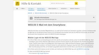 
                            3. WEB.DE E-Mail mit dem Smartphone - WEB.DE Hilfe