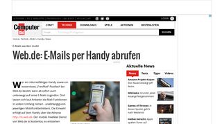 
                            6. Web.de: E-Mails per Handy abrufen - COMPUTER BILD