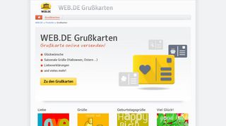 
                            1. WEB.DE Grußkarten - WEB.DE Produkte