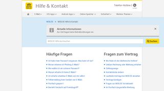 
                            2. WEB.DE Hilfe & Kontakt