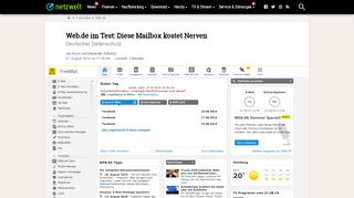 
                            9. Web.de im Test: Diese Mailbox kostet Nerven - NETZWELT