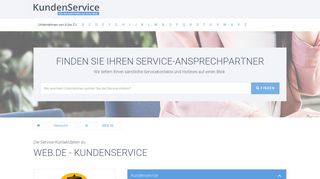 
                            7. WEB.DE - Kundenservice