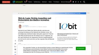
                            5. Web.de Login | Anmeldung und Passwort zurücksetzen - NETZWELT