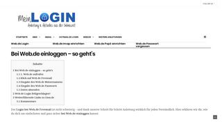 
                            6. Web.de Login » so loggt man sich ein - Meinlogin.org