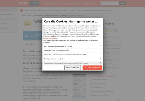 
                            6. WEB.DE Mail - Android App - Download - CHIP