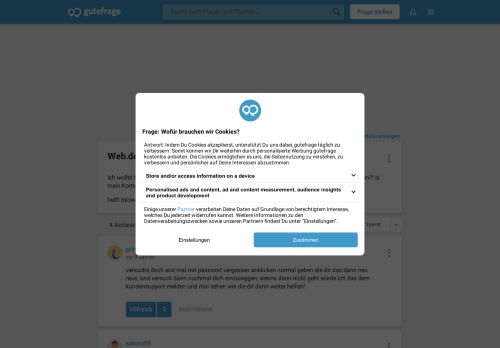 
                            6. Web.de Passwort geht nicht mehr! :( - Gutefrage