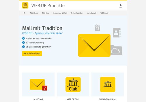 
                            5. WEB.DE Produkte