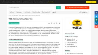 
                            5. WEB.DE relauncht Lottoservice - 1&1 Mail & Media GmbH ...