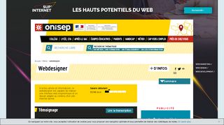 
                            12. webdesigner - Onisep