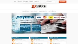 
                            10. Webdev. Zimbabwe web hosting, domains, web design, e-commerce ...