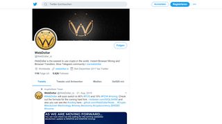 
                            7. WebDollar (@WebDollar_io) | Twitter