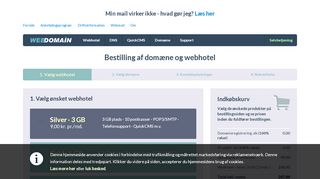 
                            8. Webdomain - Bestil domæne og webhotel