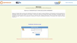 
                            4. WebDox Login - Nephrocor