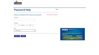 
                            4. Webdunia Mail : Password Help