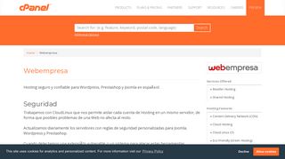 
                            6. Webempresa - Hosting Partner Directory | cPanel, L.L.C.