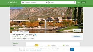 
                            9. Weber State University - Niche