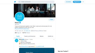 
                            13. Webex (@Webex) | Twitter