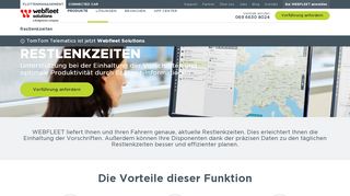 
                            8. WEBFLEET Restlenkzeiten – TomTom Telematics DE